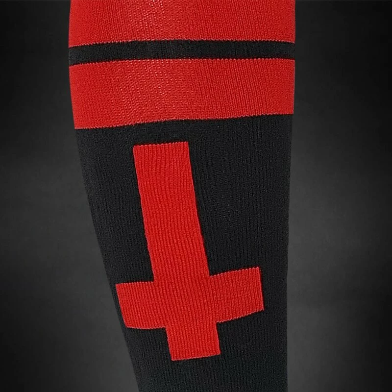 Hyraw Chaussettes - Cross Knee Red – Image 2