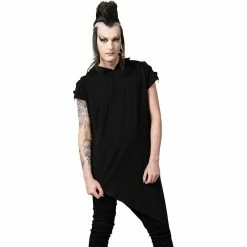 Killstar T-shirt Ă Manches Longues - Mordecai Hooded Vest