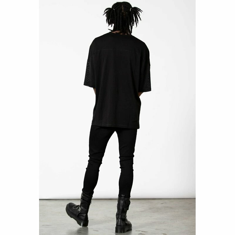 Killstar Unisex T-Shirt - Purr Magic Sports Jersey – Image 4