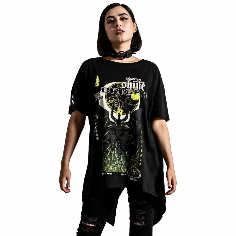 Killstar Unisex T-Shirt - Shine Bright Split Top