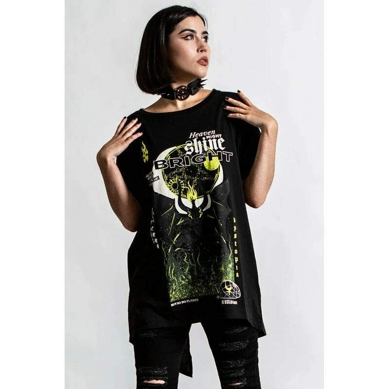 Killstar Unisex T-Shirt - Shine Bright Split Top – Image 2