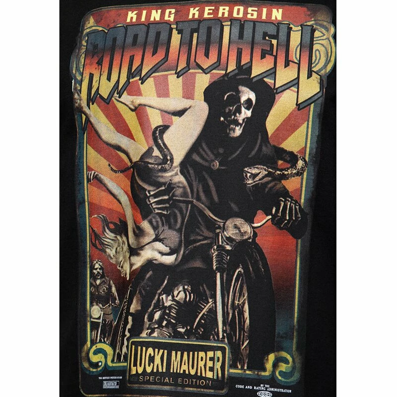 King Kerosin T-Shirt - Road To Hell – Image 3