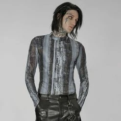 Punk Rave Haut à Manches Longues - Sulphuric Steam Grey