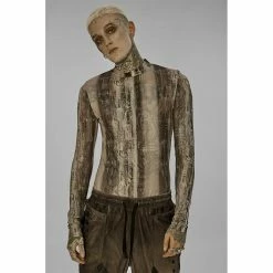 Punk Rave Haut à Manches Longues - Sulphuric Steam Yellow