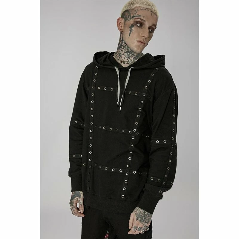 Punk Rave T-Shirt à Capuche - Locked Up – Image 2