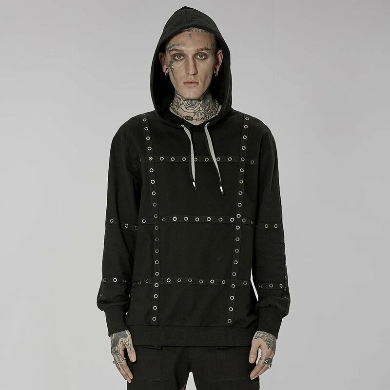 Punk Rave T-Shirt à Capuche - Locked Up – Image 3