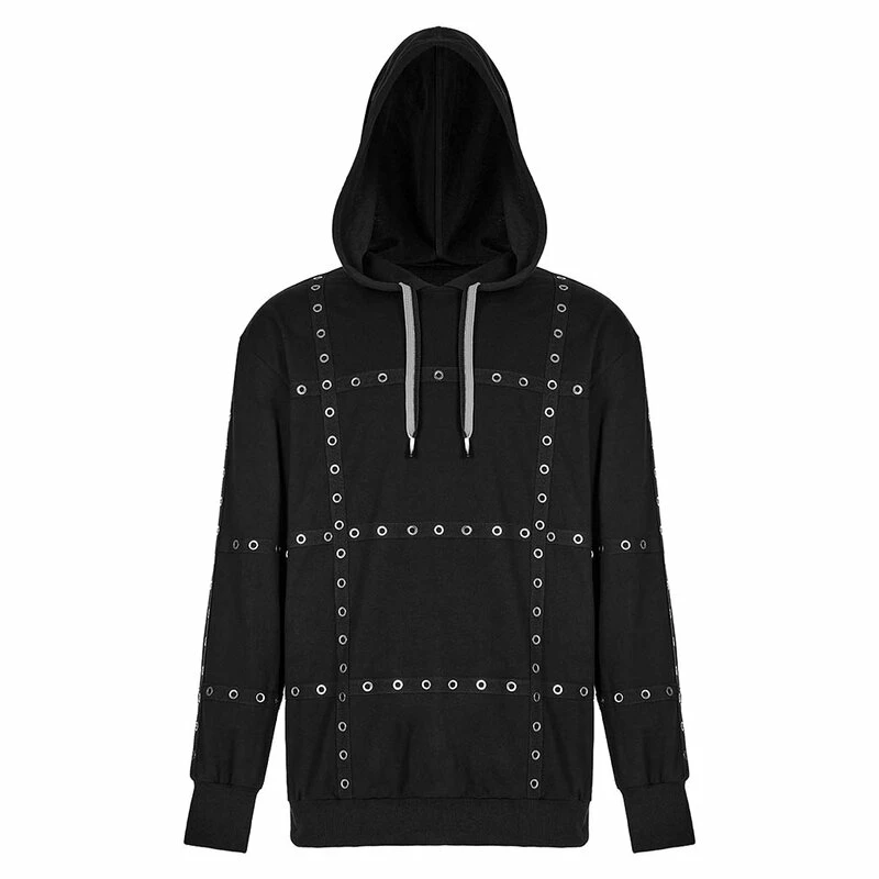 Punk Rave T-Shirt à Capuche - Locked Up – Image 5