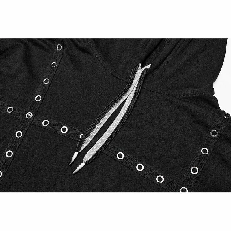 Punk Rave T-Shirt à Capuche - Locked Up – Image 6