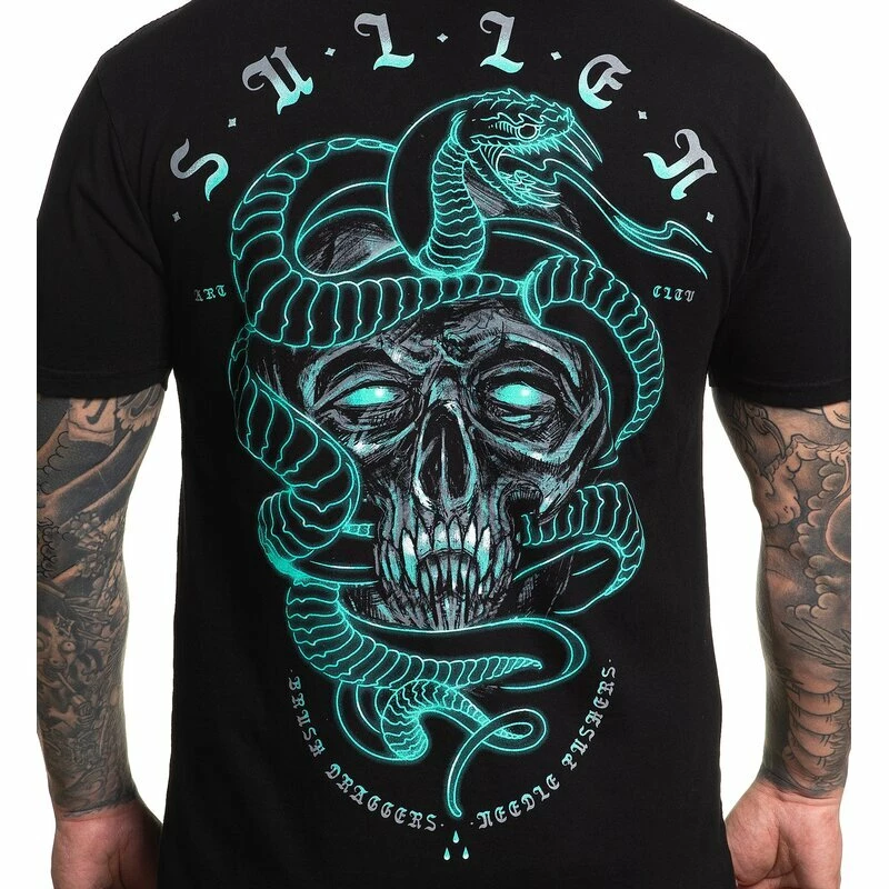 Sullen Clothing T-Shirt - Neon Snake – Image 3