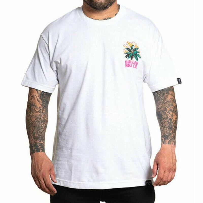 Sullen Clothing T-Shirt - No Bad Daze White – Image 2