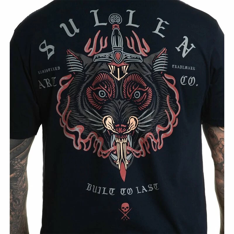 Sullen Clothing T-Shirt - Wolfhead – Image 3